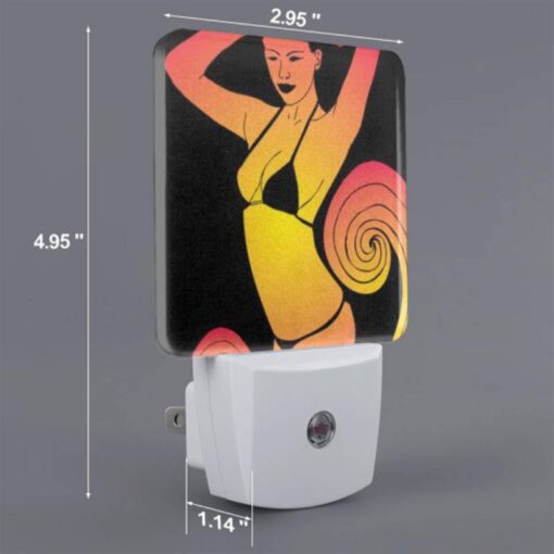 Night Light, A Woman Wearing A Bikini Is Posing For A Picture. -Acrylic Night Light Shop fdac722dbd0667357eb31557f108e6476a349992