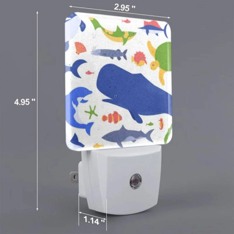 Night Light, A colorful cartoon of various sea creatures. Night Light, A Colorful Cartoon Of Various Sea Creatures. -Acrylic Night Light Shop fdcd9a2b617d2d875af48b886a667dee6816f298