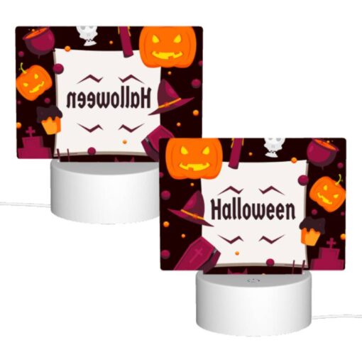 Rectangular Acrylic Night Light, Halloween Is A Time For Fun And Spooky Decorations. -Acrylic Night Light Shop fdf4a1d9bed957f0560fa40153208642d8e8ced8