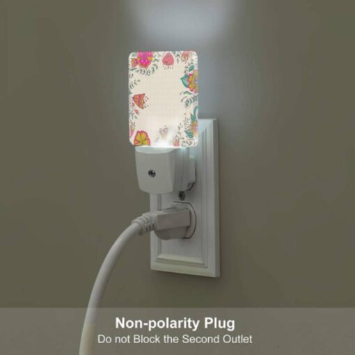 Night Light, A Colorful Floral Pattern Is Displayed On A White Background. -Acrylic Night Light Shop febdfd2bd5e6a75cd30b7d892fbfa620eef8c29d