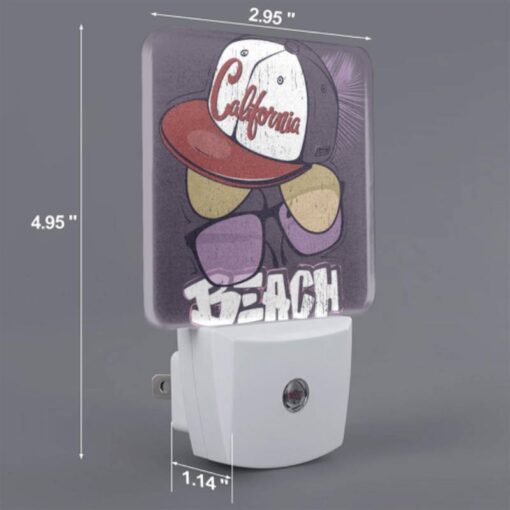 Night Light Set Of 2, A California Hat With Sunglasses On Top. -Acrylic Night Light Shop ff4785c7336a37c2c5d7abf5b763a1a291eed0e9