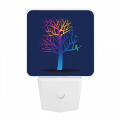 Night Light, A Colorful Tree With A Bird Perched On A Branch. -Acrylic Night Light Shop ff8c19e62344e0aa5a904e509035791c974beef2