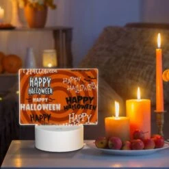 Rectangular Acrylic Night Light, A Collection Of Halloween Words On A Spiral. -Acrylic Night Light Shop ff9d8ad6e175cbaef8ceb6c0fb385c5a8c0e3e7d