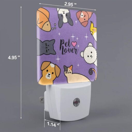Night Light Set Of 2, A Collection Of Cartoon Animals -Acrylic Night Light Shop ffd12d88c2b8d6fe7cd578f1e0065420e75b4dff