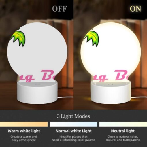 Round Acrylic Night Light, A Picture Of A Palm Tree With The Words "Long Beach" Written Underneath It. -Acrylic Night Light Shop ffdb5eee77f96cc9ff802b49d3f299132dbdb02a