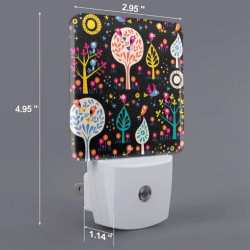 Night Light Set Of 2, A Colorful Tree With Birds Sitting On It. -Acrylic Night Light Shop ffe1219c0b1ccc3dc1f770a1a45b989d77f816ab